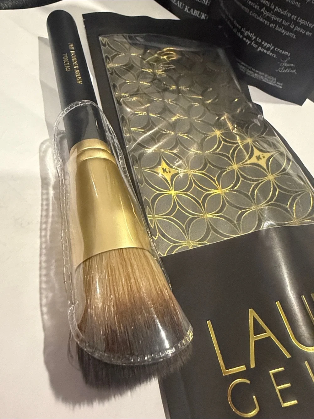 Laura Geller The Wonder Brush in Gold and Black brand new